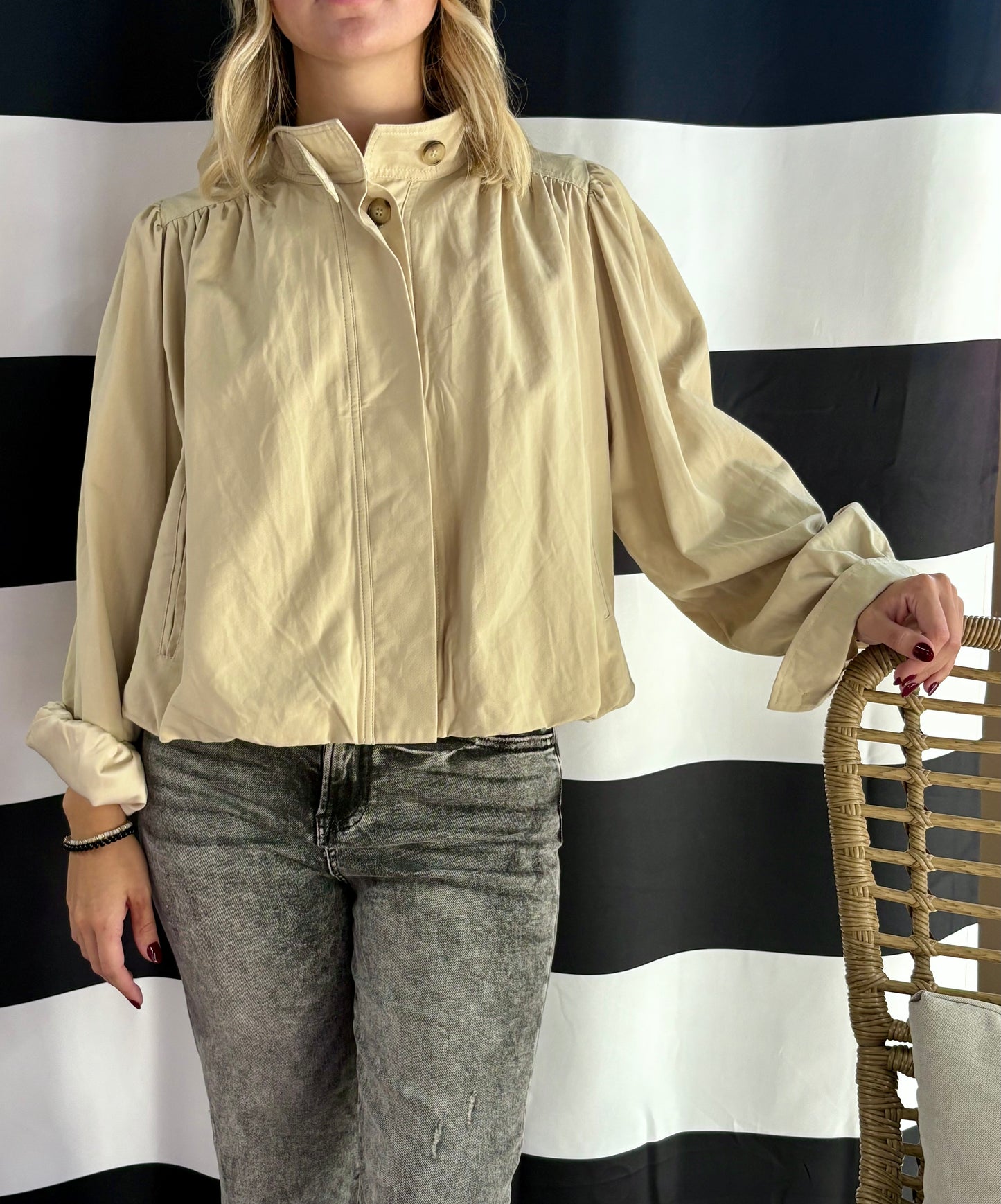 Beren Balloon Trench Jacket