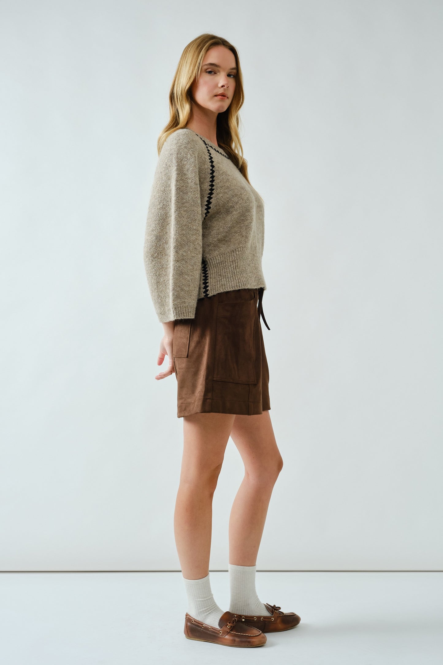 Oat Comfy Pullover Sweater