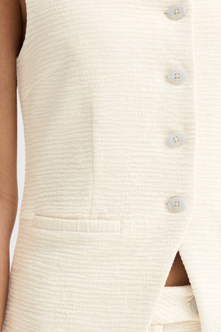 Zoey Tailored Button Top