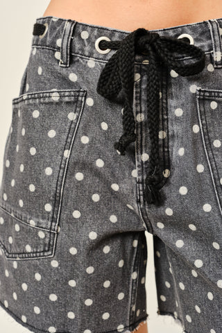 Melody Polka Dot Barrel Shorts