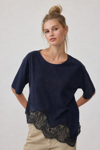 Lace & Lounge Tee