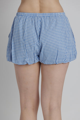 Bluebell Bubble Gingham Shorts