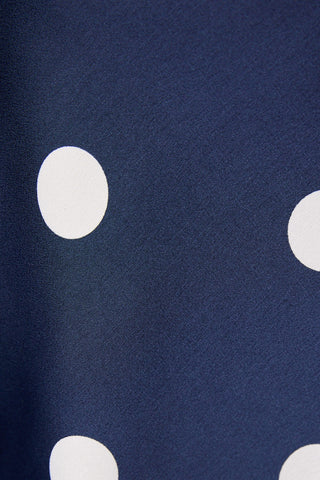 Charlie Polka Dot Mini Satin Skirt