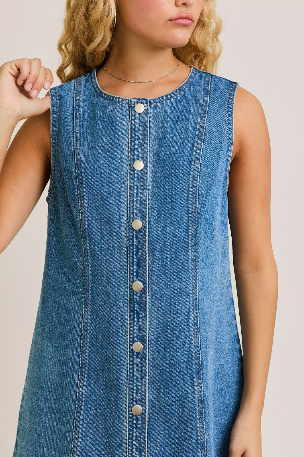 Dallas Denim Mini Dress