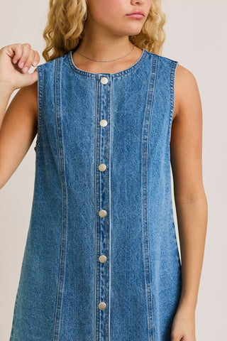 Dallas Denim Mini Dress