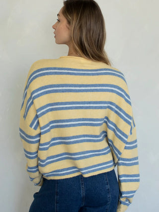Abby Rose Honey Stripe Piper Cardigan
