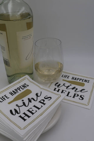 Life Happens, Wine Helps - 20ct