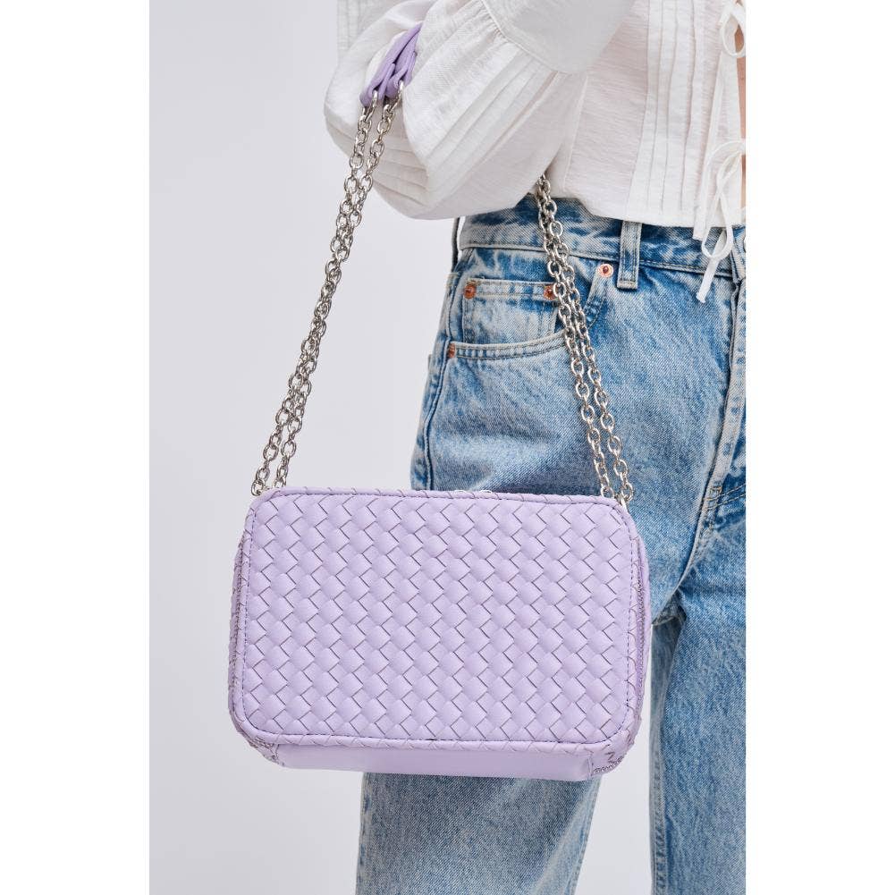 Elle Woven Camera Bag Crossbody