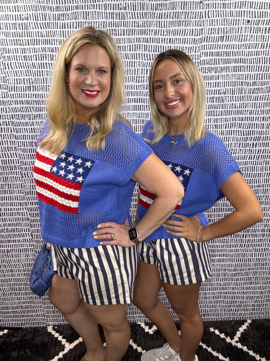 Americana Sweater Top