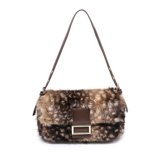 Beverly Faux Fur Shoulder Bag