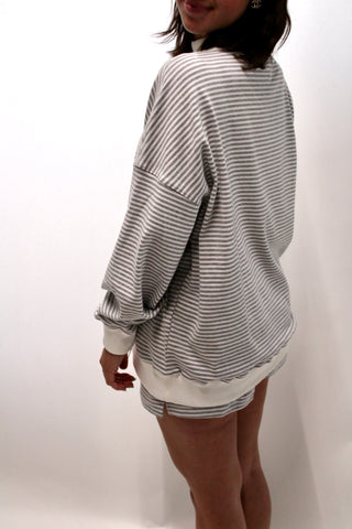 The Hazel Mock Neck Sweatshirt