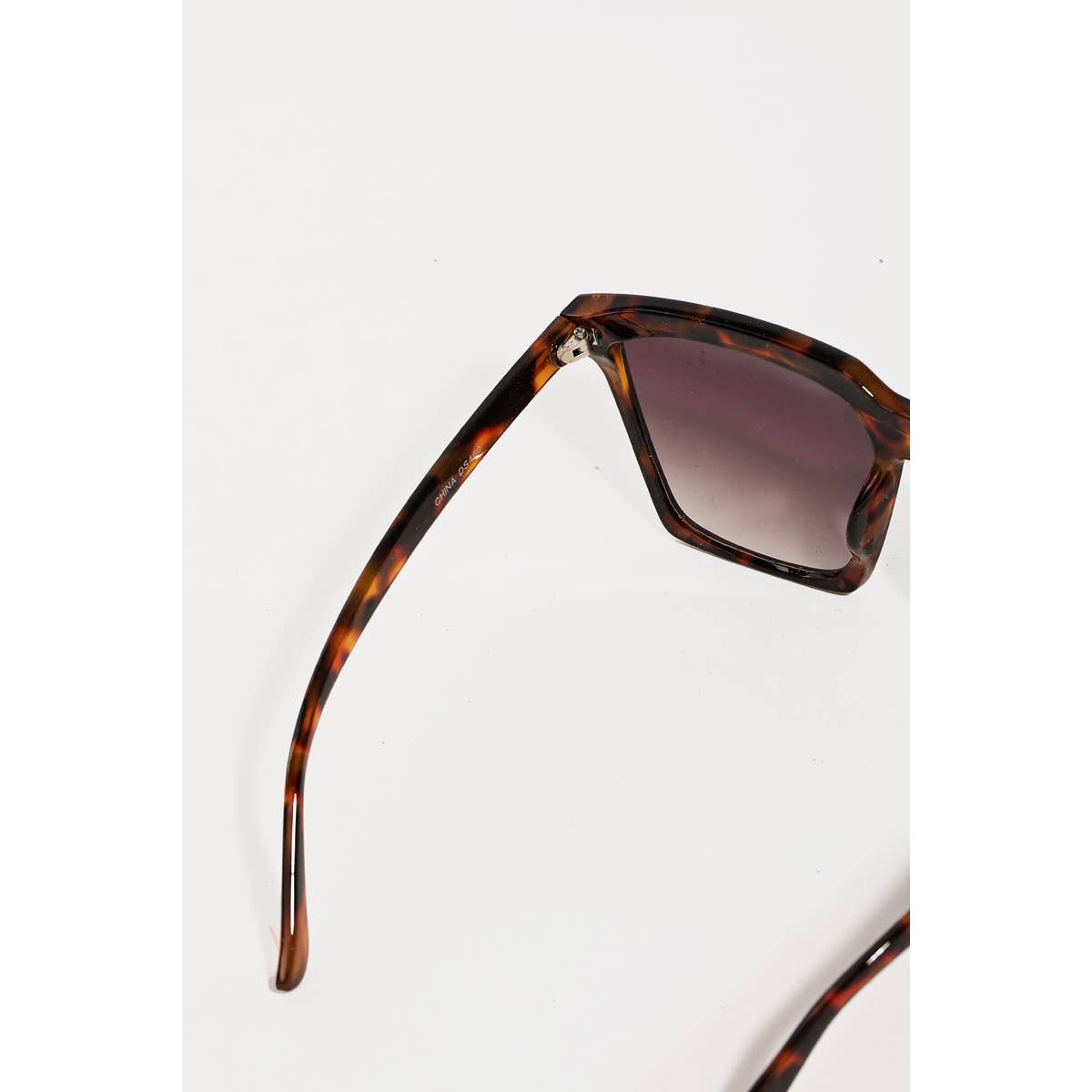 Acetate Square Frame Sunglasses