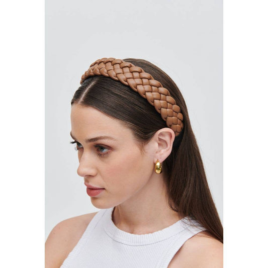 Braided Vegan Leather Headband