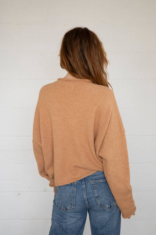 Abby Rose Camel Piper Cardigan
