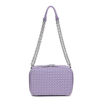 Elle Woven Camera Bag Crossbody