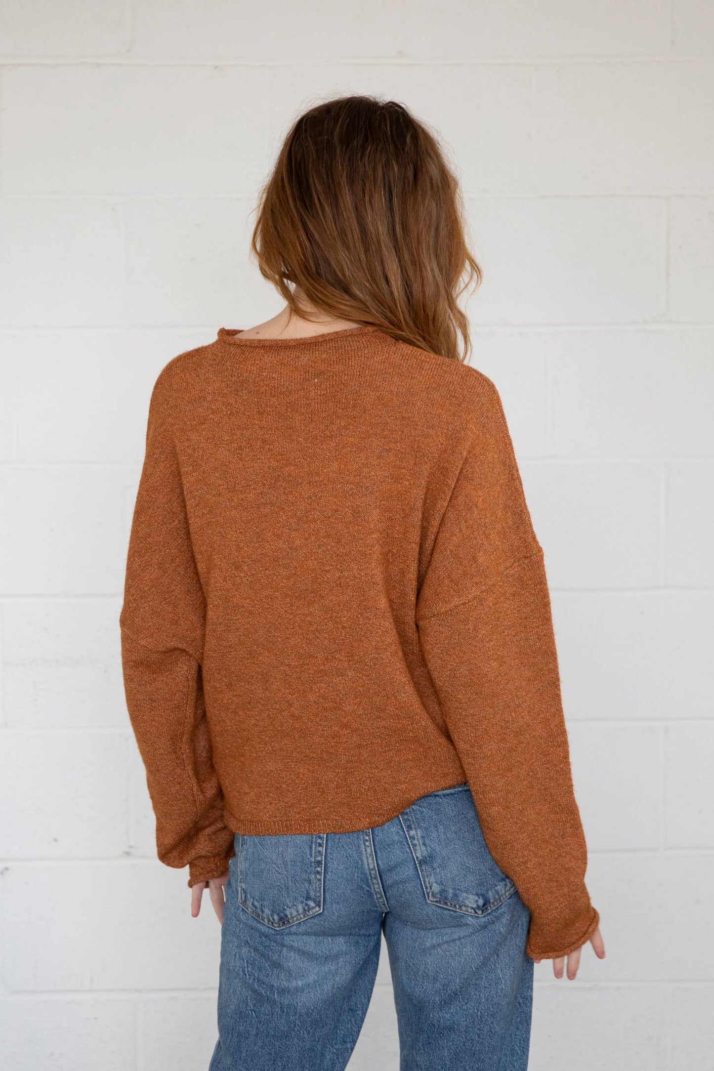 Abby Rose Rust Piper Cardigan *Preorder Ships 9/30