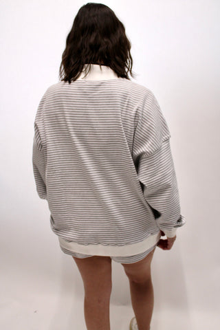 The Hazel Mock Neck Sweatshirt