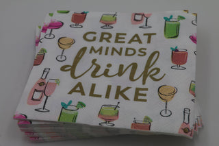 Great Minds Drink Alike Napkin - 20ct