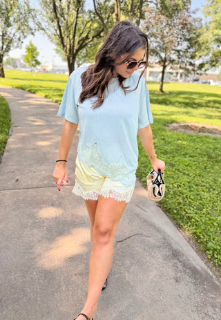 Lace & Lounge Tee