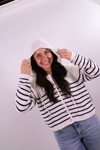 Annalora Button Up Hoodie