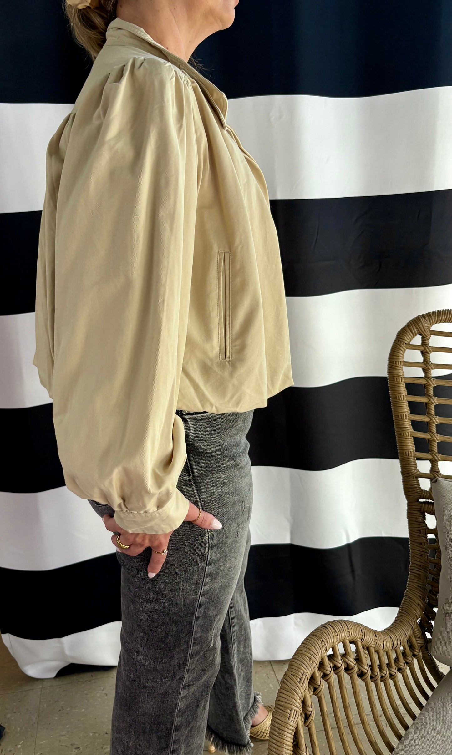 Beren Balloon Trench Jacket