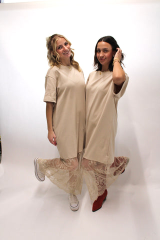 Chloe Casual Chic Lace Maxi Dress