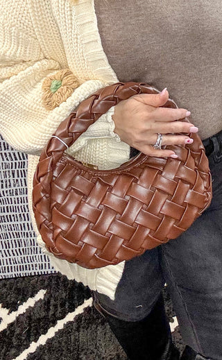 Noreen Woven Clutch