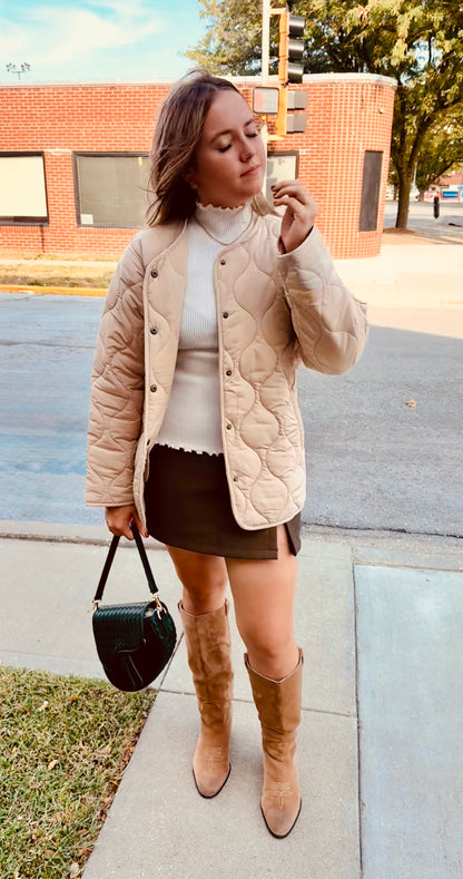 Chic Quilted Puffer Jacket