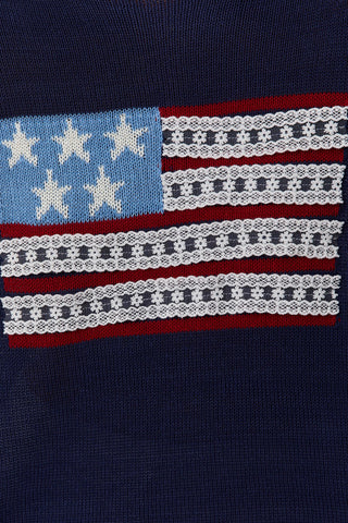 USA Flag Crew Neck Sweater