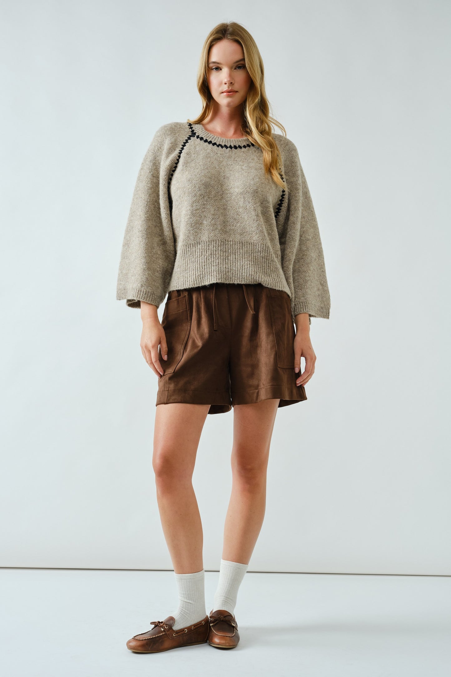 Oat Comfy Pullover Sweater