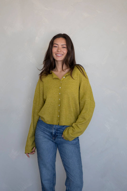 Abby Rose Dijon Piper Cardigan *Pre order Ships 9/30