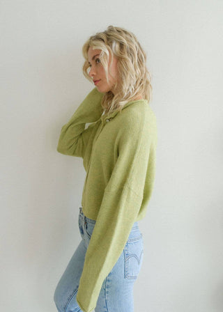 Abby Rose Lemongrass Piper Cardigan