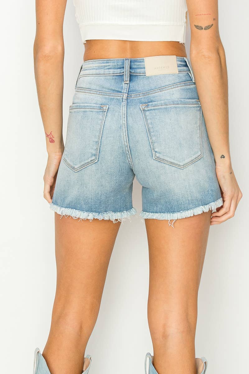 Regina High Rise Midi Shorts