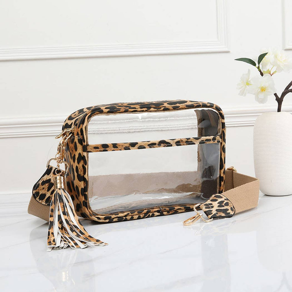 Clear Game Day Crossbody Bag Erin Rose Boutique