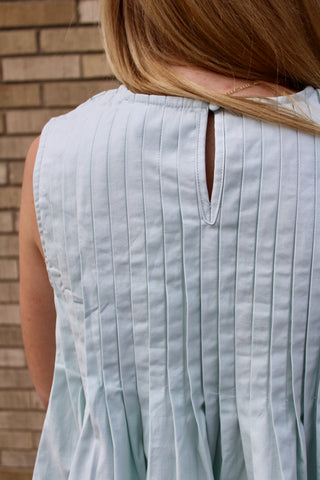 Sophia Pleated Peplum Tank