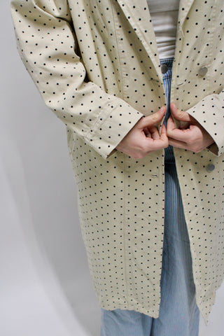 City Girl Polka Dot Trench