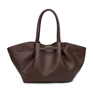 Kaia Chocolate Brown Oversized Tote Bag