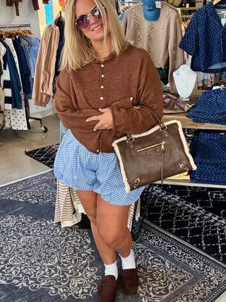 Abby Rose Brown Piper Cardigan