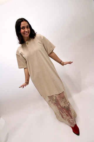 Chloe Casual Chic Lace Maxi Dress