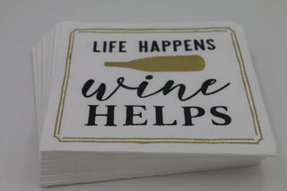Life Happens, Wine Helps - 20ct