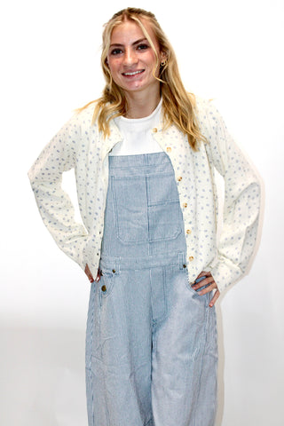 Eloise Floral Sweater Cardigan