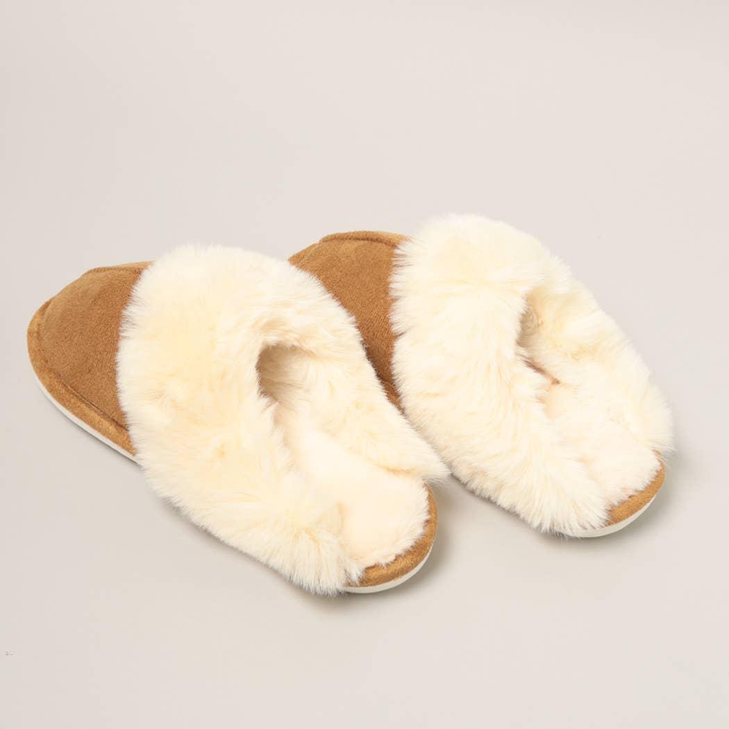 Faux Fur Lined Slippers