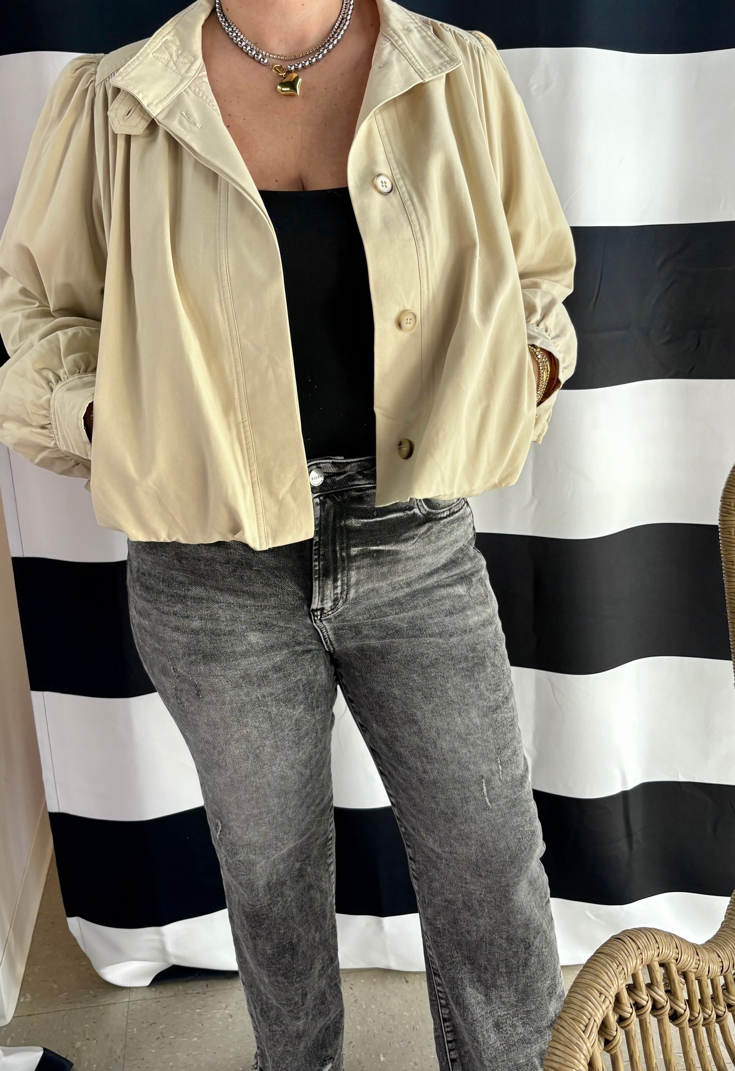 Beren Balloon Trench Jacket