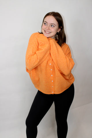 Abby Rose Orange Piper Cardigan