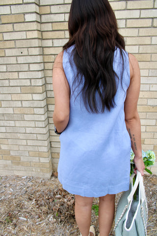 Isla Linen Mini Dress