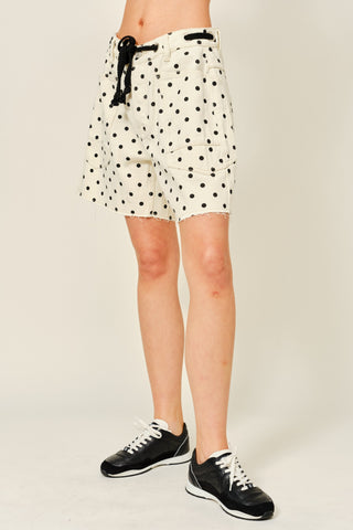 Melody Polka Dot Barrel Shorts