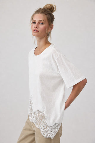Lace & Lounge Tee