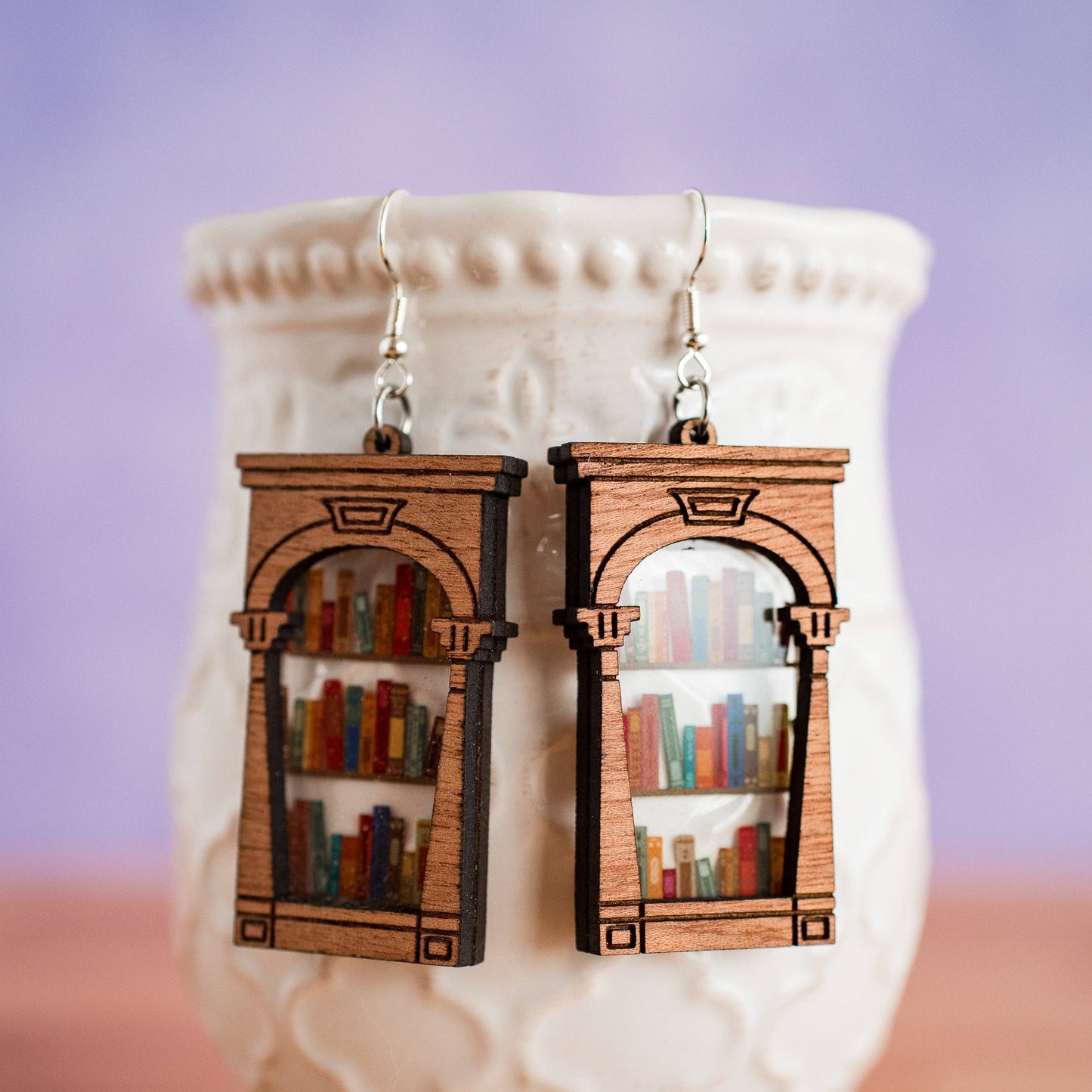 Book Case Layered Dangles