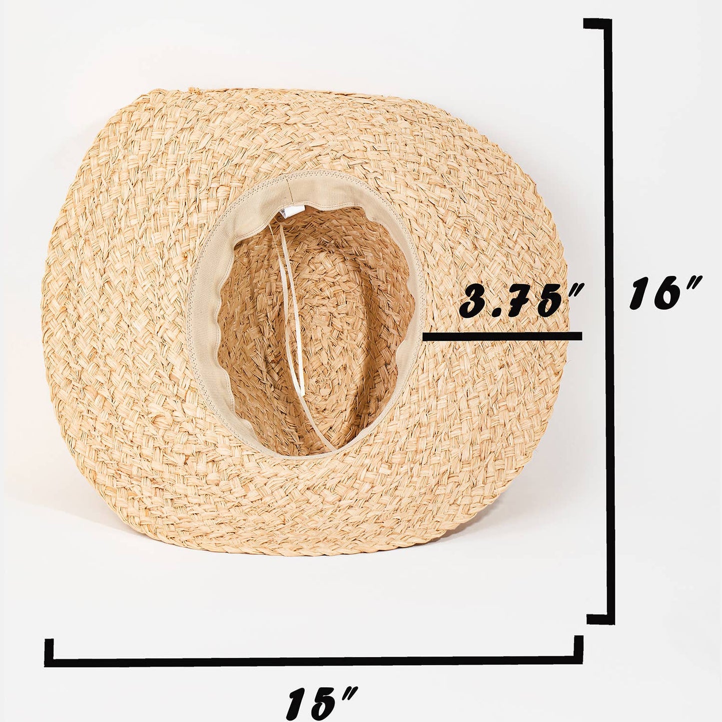 Braided Leaf Strap Straw Hat