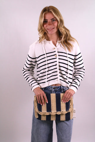 Annalora Button Up Hoodie